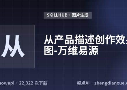 从产品描述创作效果图-万维易源