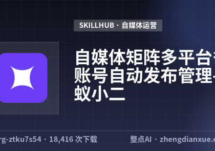 自媒体矩阵多平台多账号自动发布管理-蚁小二